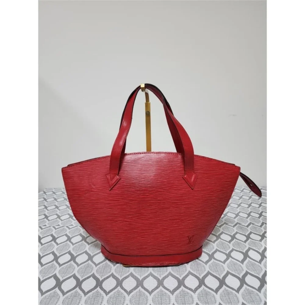 Authentic Louis Vuitton Epi Saint Jacques PM Red
